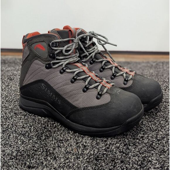 Simms Men's Gray and Black Hiking Boots - Picture 1 of 13